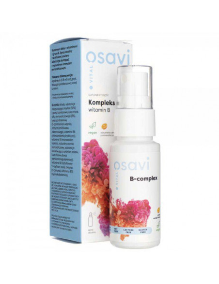 KOMPLEKS WITAMIN B - SPRAY DOUSTNY 25ml POMARAŃCZA - OSAVI