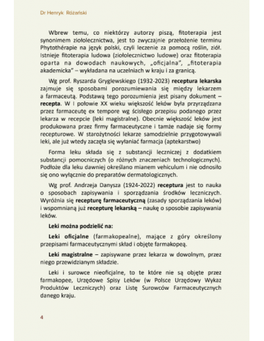 PODSTAWY RECEPTURY ZIELARSKIEJ Henryk Różański