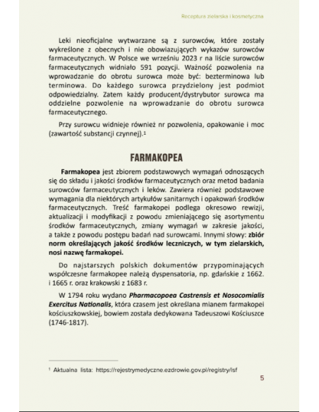 PODSTAWY RECEPTURY ZIELARSKIEJ Henryk Różański