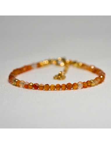 Bransoletka Szczęścia Karneol 3mm - Crystals Break