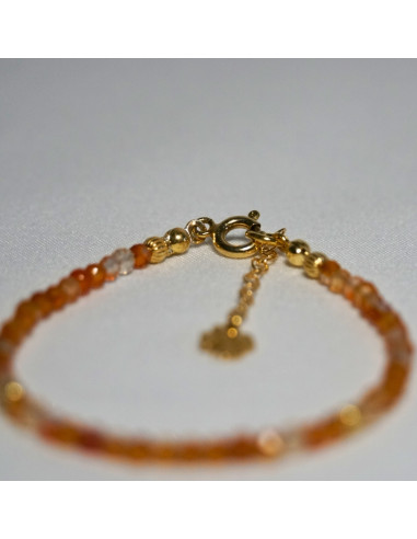 Bransoletka Szczęścia Karneol 3mm - Crystals Break