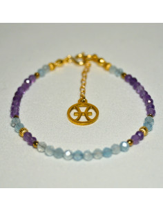 Bransoletka Znak Zodiaku Ryby 3mm - Crystals Break 2