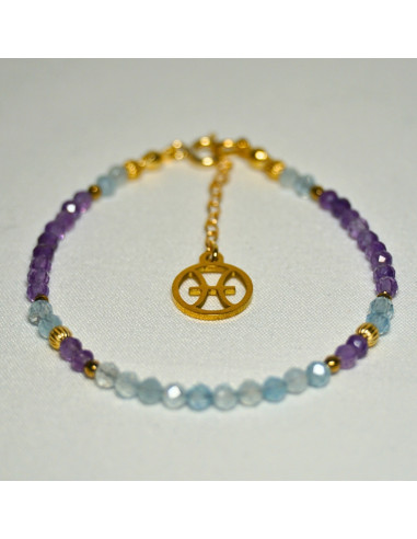 Bransoletka Znak Zodiaku Ryby 3mm - Crystals Break