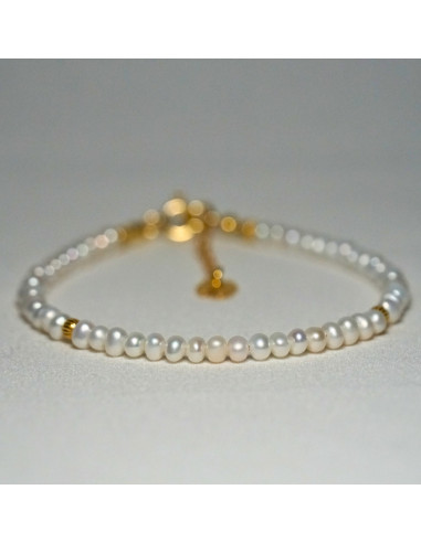 Bransoletka Szczęścia Perła 3mm - Crystals Break