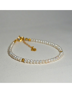 Bransoletka Szczęścia Perła 3mm - Crystals Break 2