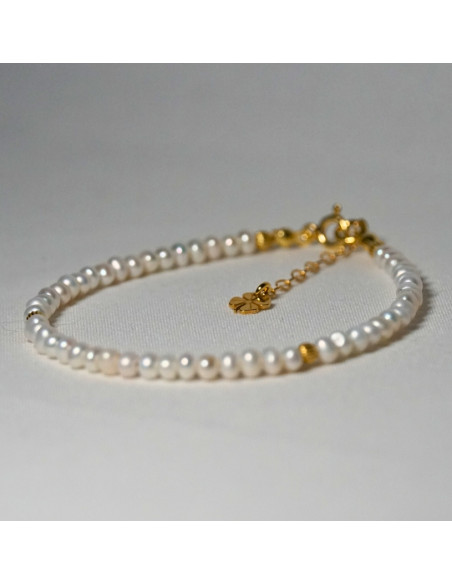 Bransoletka Szczęścia Perła 3mm - Crystals Break