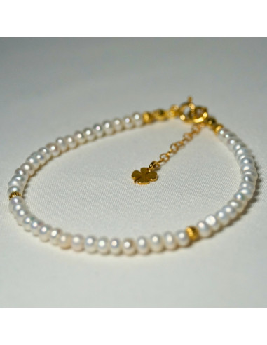 Bransoletka Szczęścia Perła 3mm - Crystals Break