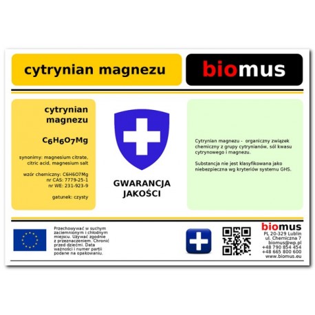 CYTRYNIAN MAGNEZU 250g