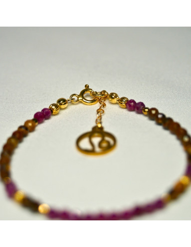 Bransoletka Znak Zodiaku Lew 3mm - Crystals Break