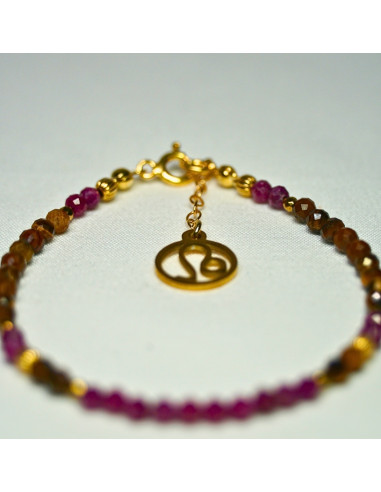 Bransoletka Znak Zodiaku Lew 3mm - Crystals Break