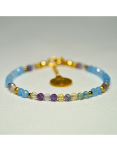 Bransoletka Znak Zodiaku Wodnik 3mm - Crystals Break