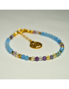 Bransoletka Znak Zodiaku Wodnik 3mm - Crystals Break 2