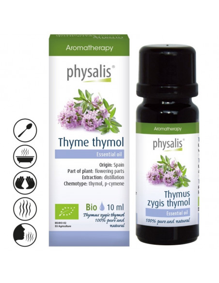TYMIANEK BIO, CT THYMOL, OLEJEK ETERYCZNY 10ML - PHYSALIS