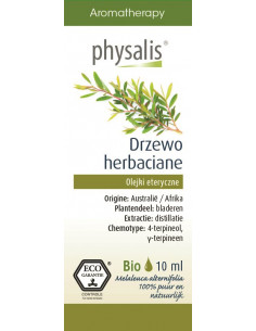 DRZEWKO HERBACIANE EKO, OLEJEK ETERYCZNY 10ML- PHYSALIS