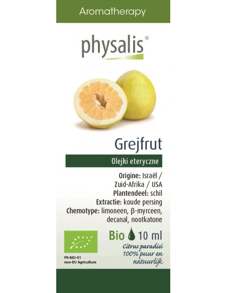 GREJPFRUT BIO, OLEJEK ETERYCZNY 10ML - PHYSALIS