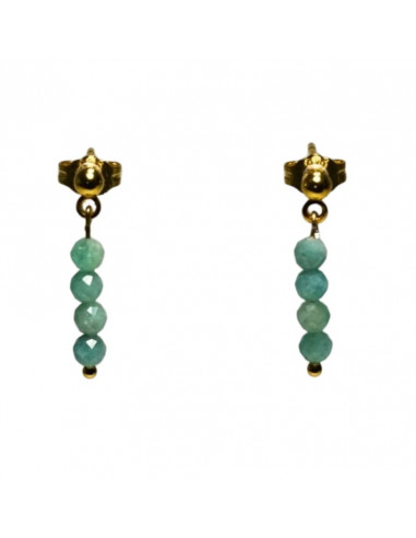 Kolczyki Szmaragd Jasny 3mm - Crystals Break