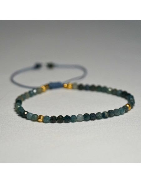 Bransoletka Turmalin Niebieski 3mm - Crystals Break