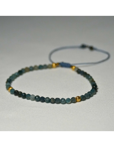 Bransoletka Turmalin Niebieski 3mm - Crystals Break