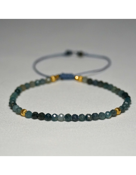 Bransoletka Turmalin Niebieski 3mm - Crystals Break