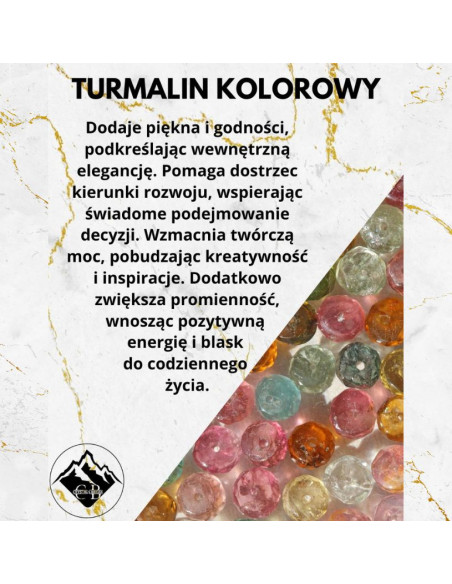 Bransoletka Turmalin Układany 3mm - Crystals Break