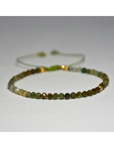 Bransoletka Turmalin Zielony 3mm - Crystals Break