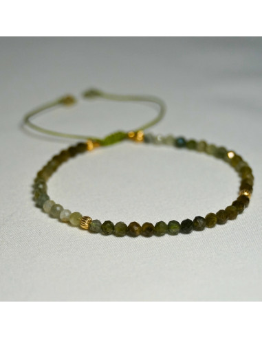 Bransoletka Turmalin Zielony 3mm - Crystals Break