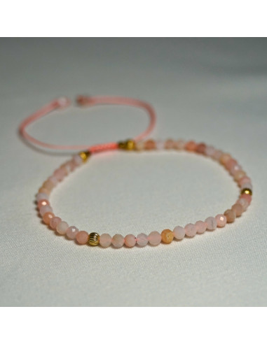 Bransoletka Opal Różowy 3mm - Crystals Break