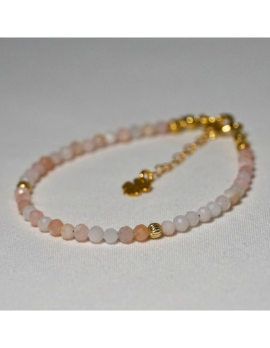 Bransoletka Szczęścia Opal Różowy 3mm - Crystals Break