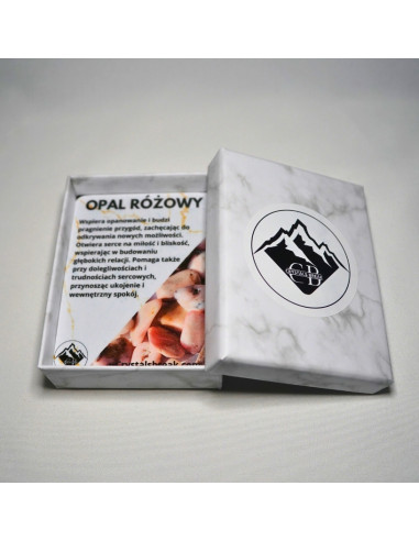 Bransoletka Szczęścia Opal Różowy 3mm - Crystals Break