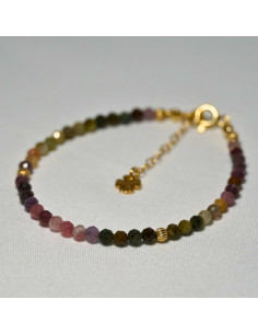 Bransoletka Szczęścia Turmalin Układany 3mm - Crystals Break 2