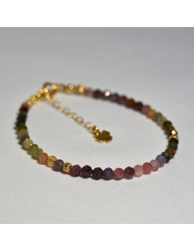 Bransoletka Szczęścia Turmalin Układany 3mm - Crystals Break