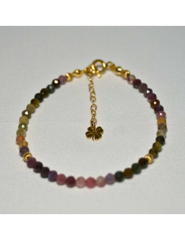 Bransoletka Szczęścia Turmalin Układany 3mm - Crystals Break