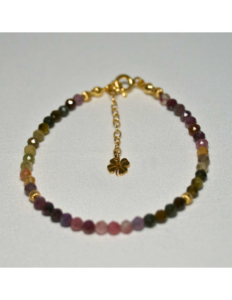 Bransoletka Szczęścia Turmalin Układany 3mm - Crystals Break