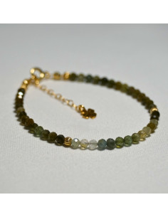 Bransoletka Szczęścia Turmalin Zielony 3mm - Crystals Break 2
