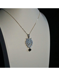 Naszyjnik LEW X TURMALIN Srebrny - Crystals Break