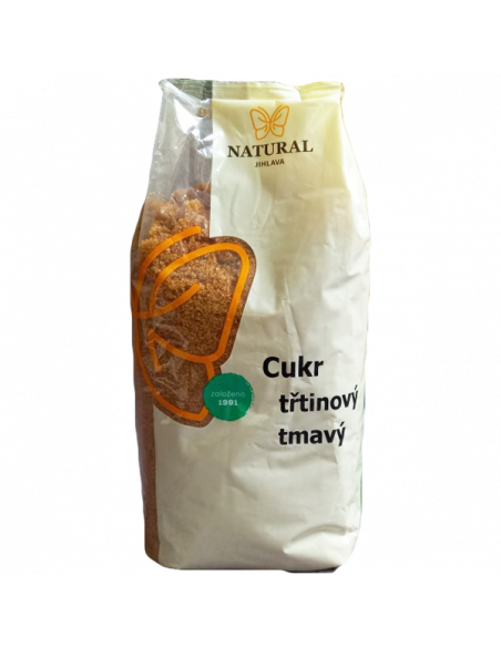CUKIER TRZCINOWY CIEMNY 1KG NATURAL