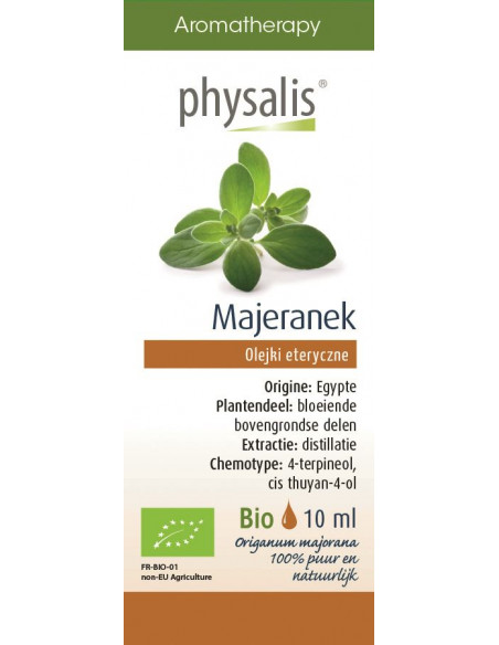 MAJERANEK BIO, OLEJEK ETERYCZNY 10ML - PHYSALIS