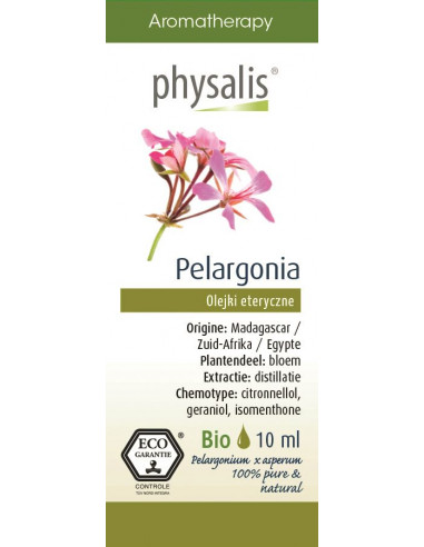 PELARGONIA/GERANIUM EKO, OLEJEK ETERYCZNY 10ML- PHYSALIS