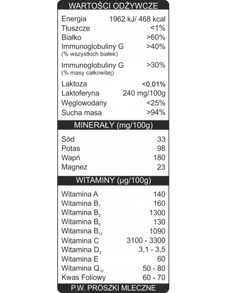 COLOSTRUM BEZ LAKTOZY 200G