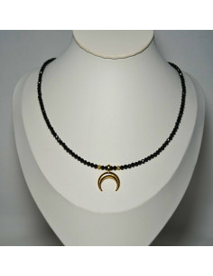 Naszyjnik Choker Turmalin Czarny 3mm - Crystals Break