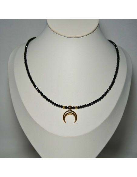 Naszyjnik Choker Turmalin Czarny 3mm - Crystals Break