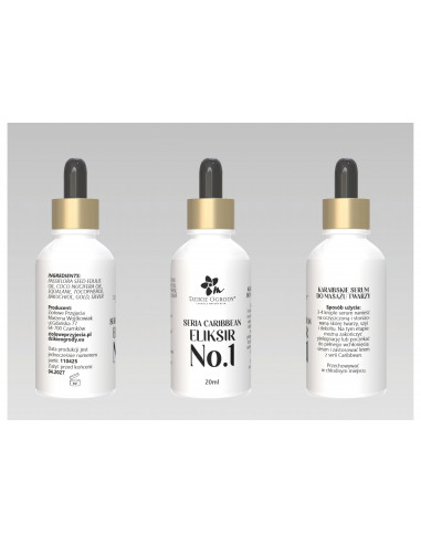 LUKSUSOWE SERUM DO TWARZY 20ML - DZIKIE OGRODY, ZIOŁOWE PRZYJĘCIA