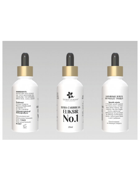 LUKSUSOWE SERUM DO TWARZY 20ML - DZIKIE OGRODY, ZIOŁOWE PRZYJĘCIA