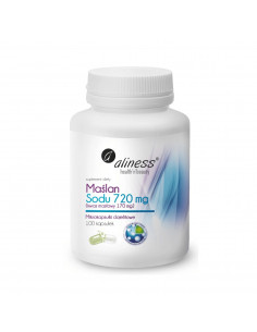 MAŚLAN SODU 720 mg, 100kaps. - ALINESS