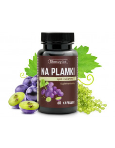 NA PLAMKI - CYNK, BETA KAROTEN, WITAMINA E 60kaps. - MAREK SKOCZYLAS