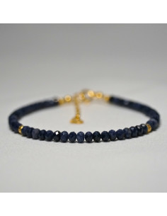 Bransoletka Oponka Szafir 3x2mm - Crystals Break