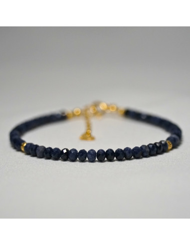 Bransoletka Oponka Szafir 3x2mm - Crystals Break