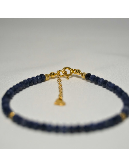 Bransoletka Oponka Szafir 3x2mm - Crystals Break