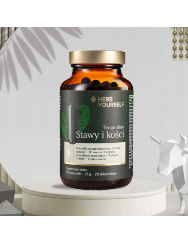 TWOJE SILNE STAWY I KOŚCI 90 KAPS. - HERB YOURSELF