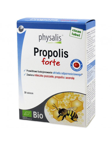 PROPOLIS FORTE SUPLEMENT DIETY 30 TAB. BIO - PHYSALIS